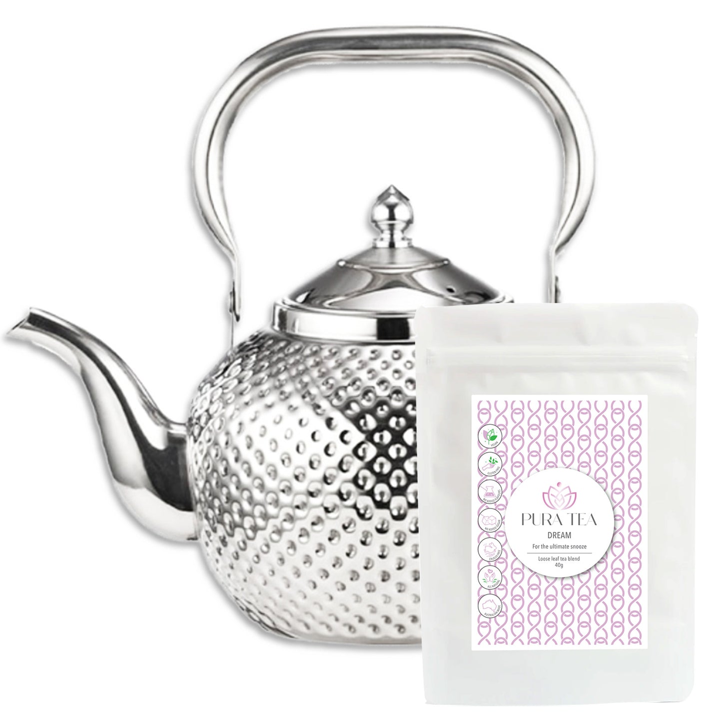 Gift Set - Teapot with Dream Blend Tea